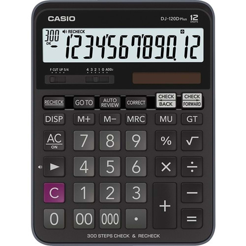 Casio Hesap Makinesi Masaüstü Dj-120D Plus 12 Hane