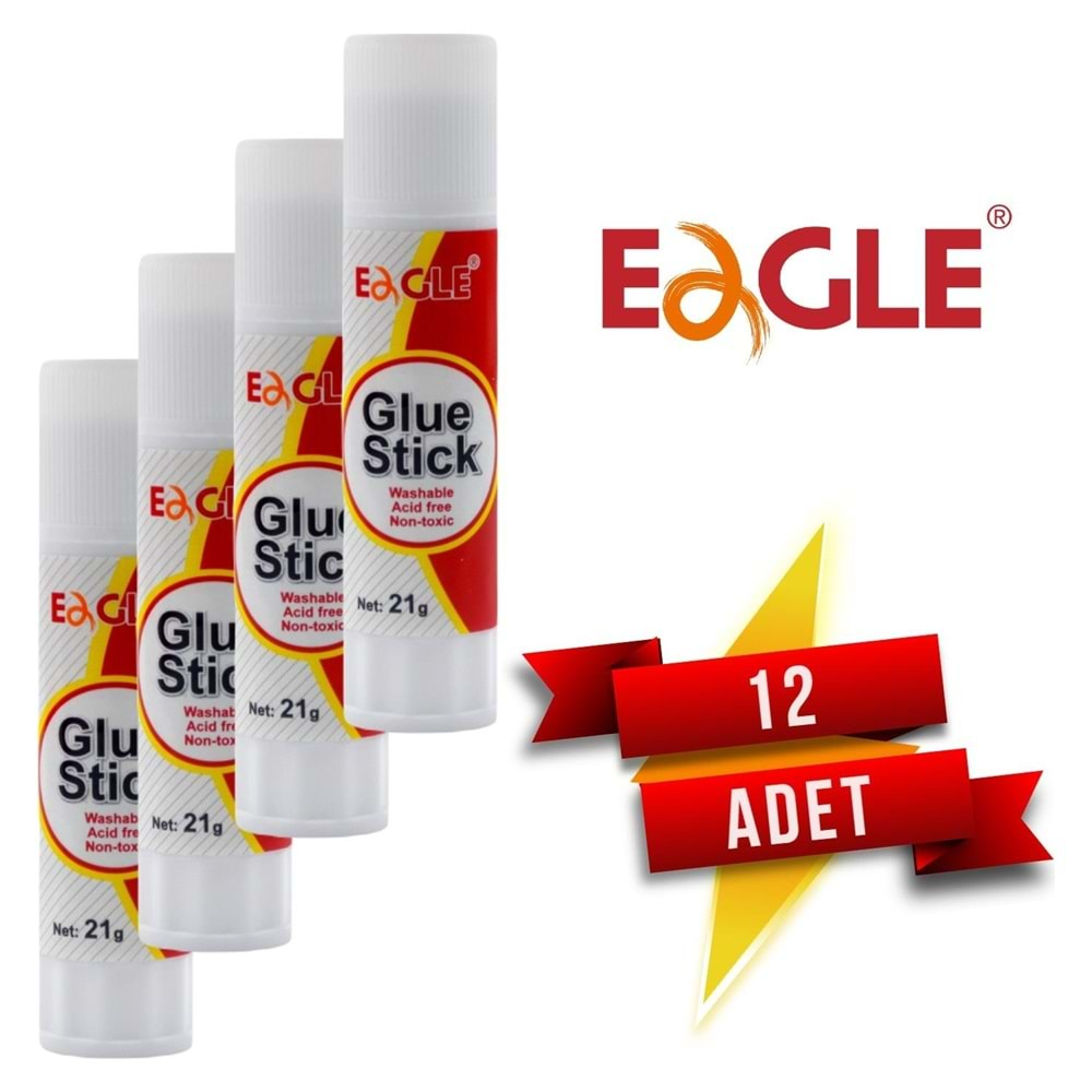 Eagle Glue Stick Yapıştırıcı 21 gr (TY310-21D) 12 Adet