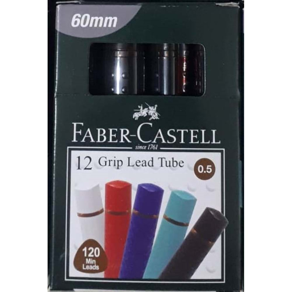 Faber-Castell Grip Min 0.5 2b 60 mm SİYAH 12 Lİ 1 Kutu