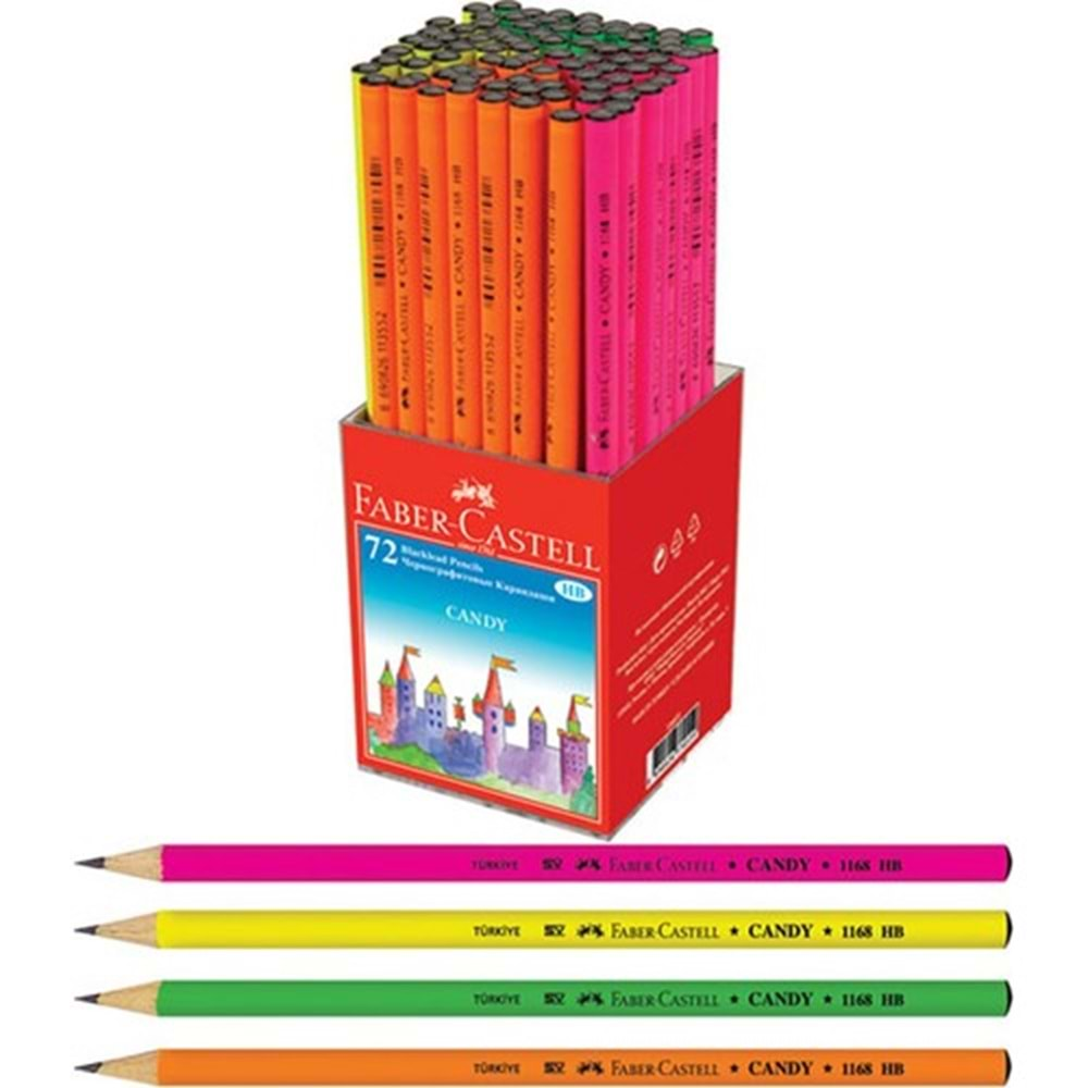 Faber-Castell Candy Kurşun Kalem 72 Adet