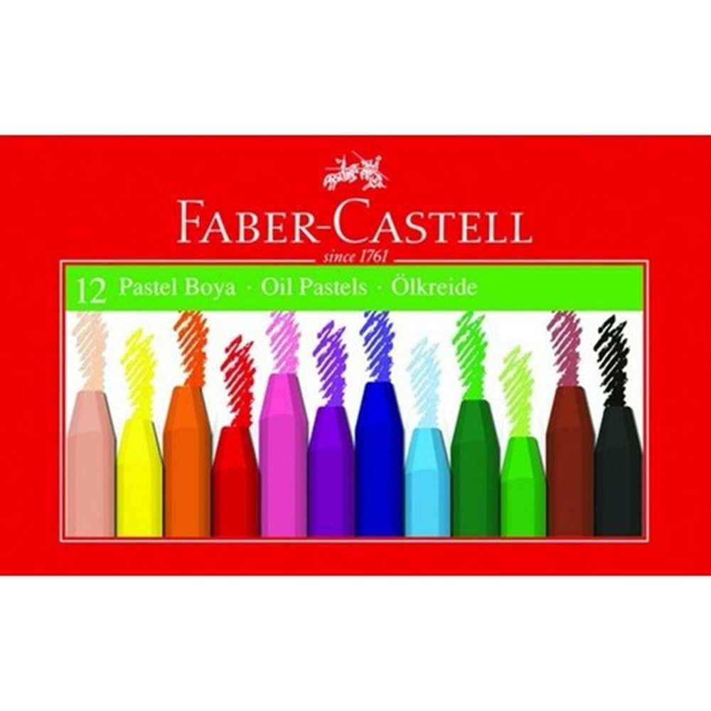 Faber-Castell Karton Kutu Pastel Boya 12 Renk