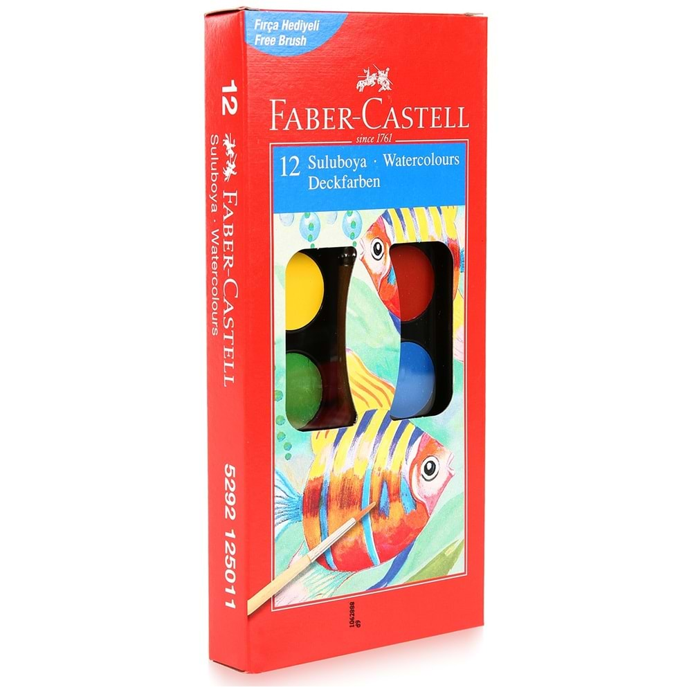 Faber-Castell Suluboya 12 Renk Küçük Boy