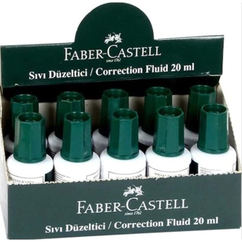 Faber-Castell Sıvı Düzeltici 20ml 10 lu paket