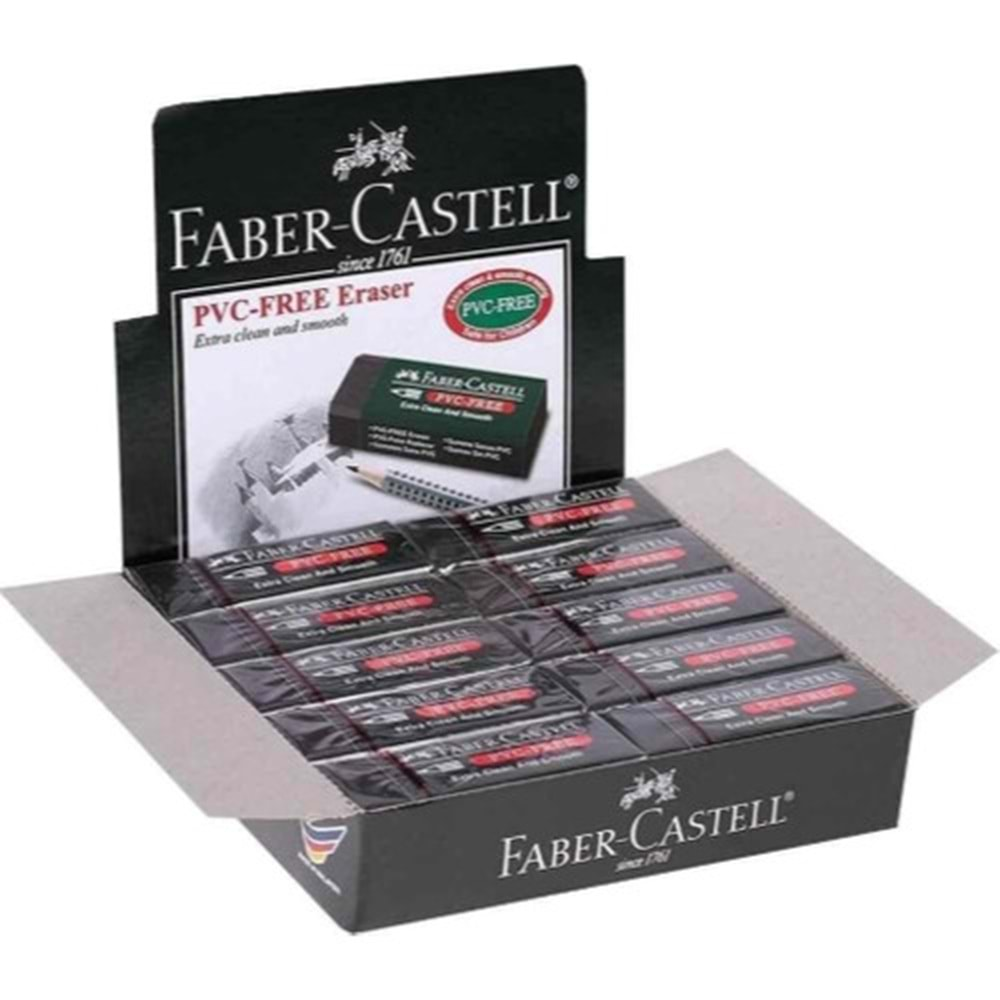 Faber-Castell 7089/20 Siyah Silgi 20'li (5130188920)