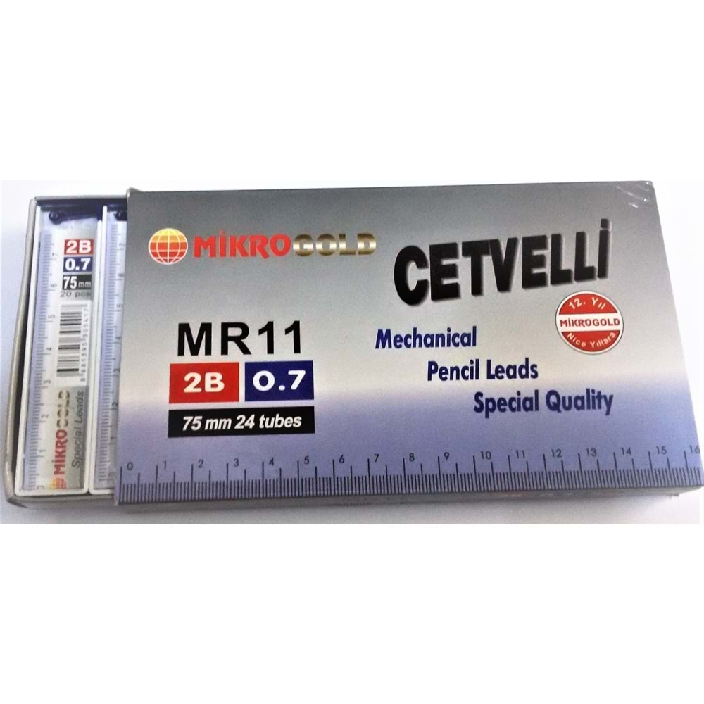 MikroGold Uç Cetvelli 75 mm 24'lü Paket