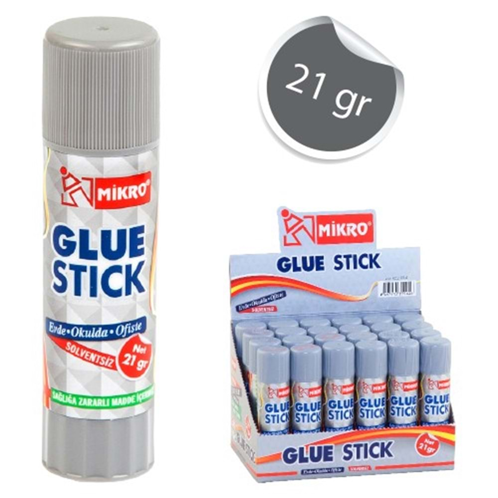 Mikro Glue Stick Yapıştırıcı 21Gr 24'Lü Paket