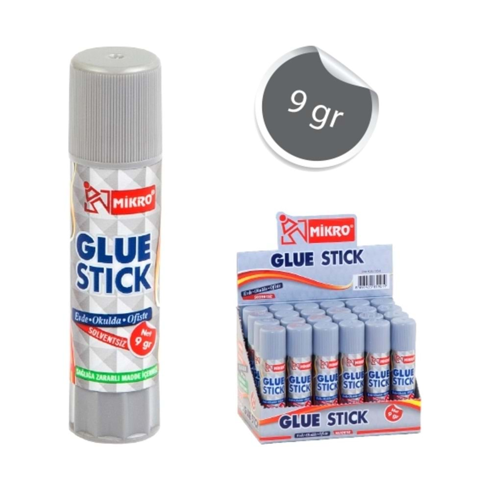 Mikro Glue Stick Yapıştırıcı 9 gr 24'lü