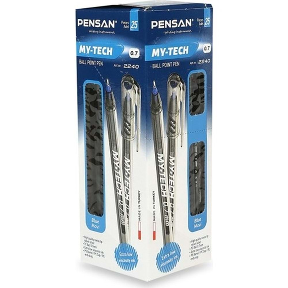 PENSAN TÜKENMEZ MY-TECH 0.7 MAVİ 25 Lİ