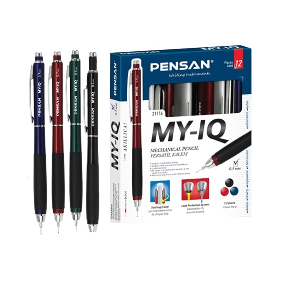 PENSAN IQ VERSATİL KALEM MY IQ 0.5 MM 21116 12 li paket