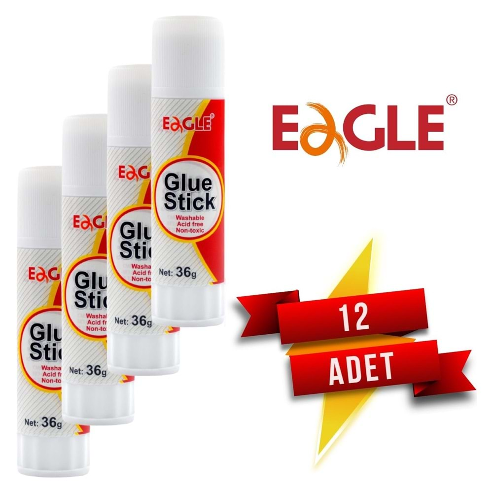 Eagle Glue Stick Yapıştırıcı 36 gr (TY310-36D) 12 Adet