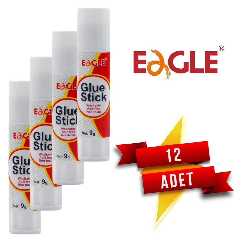 Eagle Glue Stick Yapıştırıcı 9 gr (TY310-9D) 12 Adet