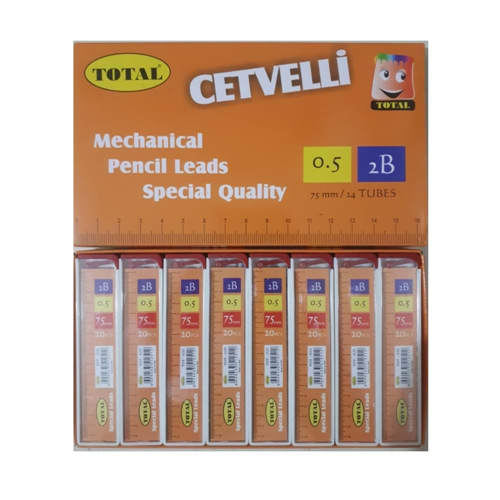 TOTAL 75 MM CETVELLİ UÇ MİN 0,5 24 LÜ PAKET