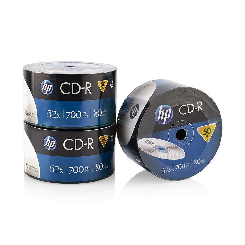 HP BOŞ CD-R 52X 700 MB 80 Min BOŞ CD 50'li Paket