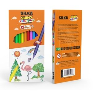 Silka 12’Lİ SHINY KURU BOYA TAM BOY (12 SET 1 PAKET)