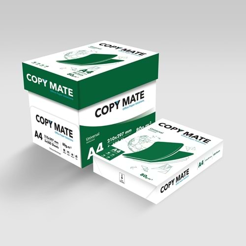 Copy Mate A4 Fotokopi Kağıdı 80 gr 500'LÜ 5 PAKET ( 1 KOLİ )