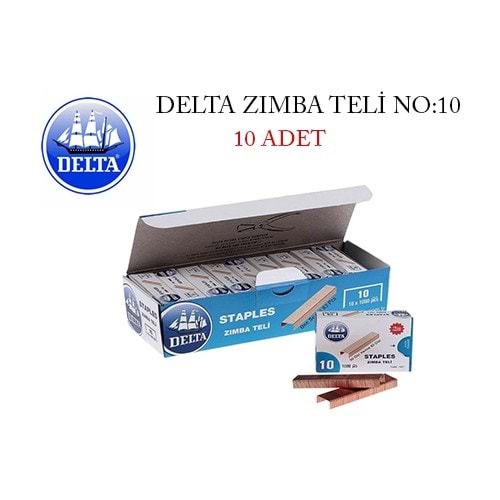Delta Zımba Teli No:10 10 lu 1 Paket