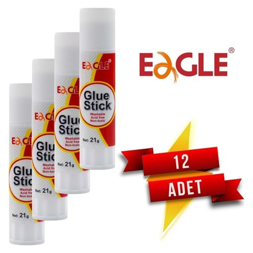 Eagle Glue Stick Yapıştırıcı 21 gr (TY310-21D) 12 Adet