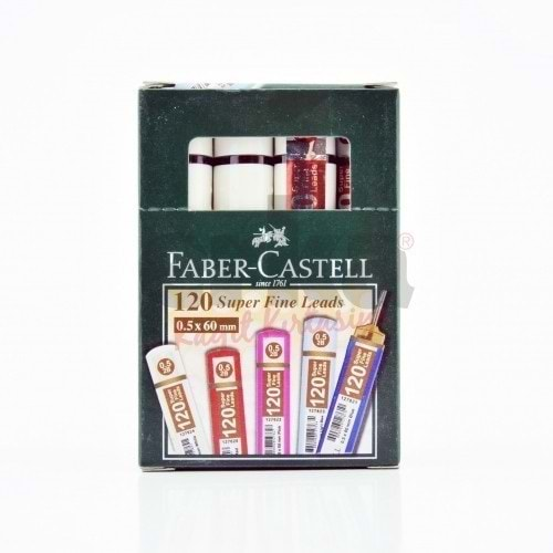 Faber-Castell Grip Mın 0.7 2b 60 mm 120'LI BEYAZ Tüp Uç 12 Adet 1 Paket