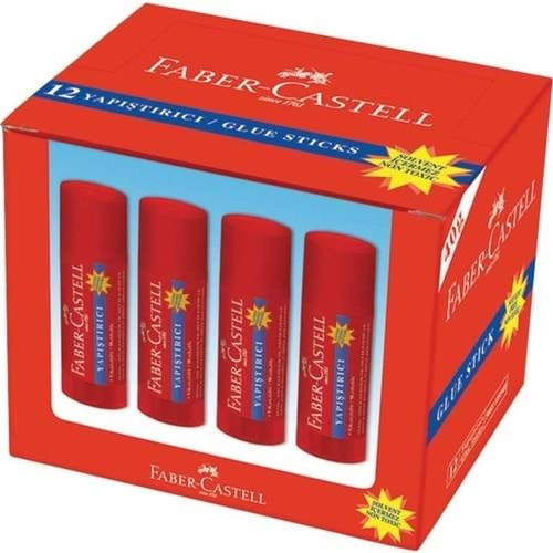 Faber-Castell Glue Stick 40 gr 12 Adet