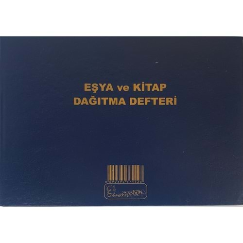 Kocaoluk Eşya Ve Kitap Dağıtma Defteri Cilt Kapak