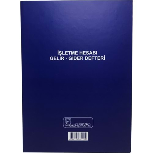 Kocaoluk İşletme Hesabı Gelir-Gider Defteri Cilt Kapak