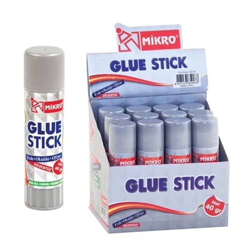 Mikro Glue Stick Yapıştırıcı 40Gr 12'Li Paket