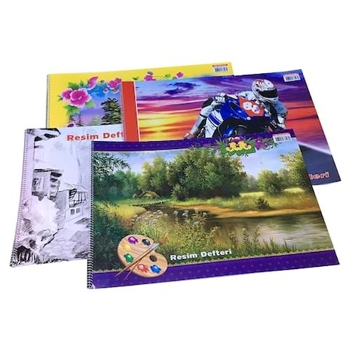 Pastel 25x35 Resim Defteri 15 Yaprak 24 lü paket