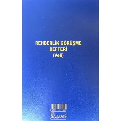 Kocaoluk Rehberlik (VELİ) Görüşme Defteri Cilt Kapak