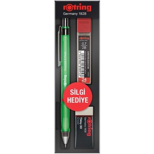 Rotring Visuclick Versatil Kalem Okul Seti Yeşil 0.7 Mm RO-VK07