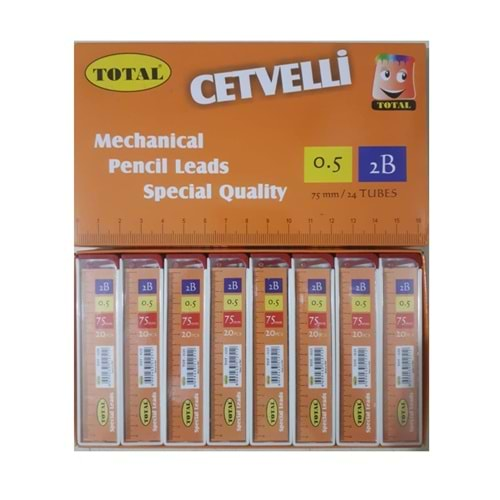 TOTAL 75 MM CETVELLİ UÇ MİN 0,5 24 LÜ PAKET